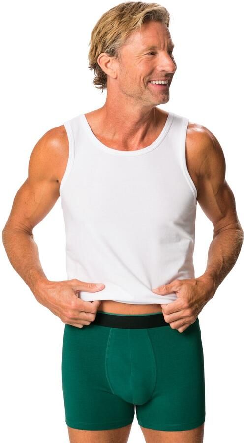 HEMA Herenboxer 3 Stuks Groen (groen)