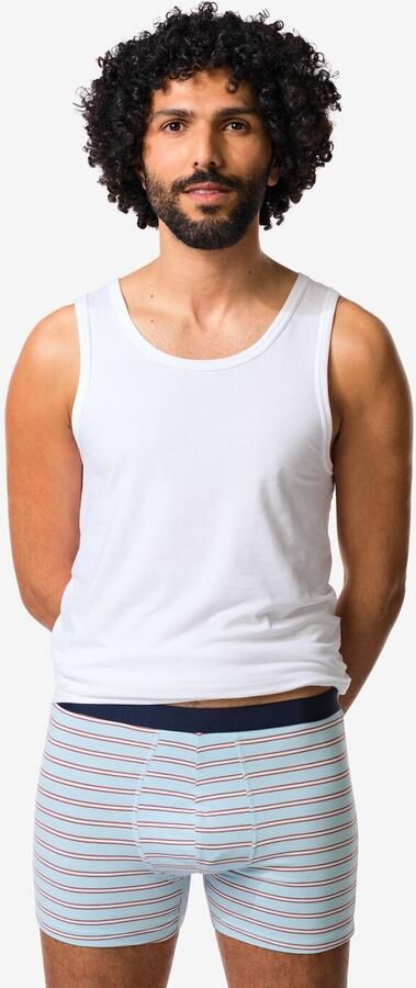 HEMA Herenboxer Retro 3 Stuks Donkerblauw (donkerblauw)