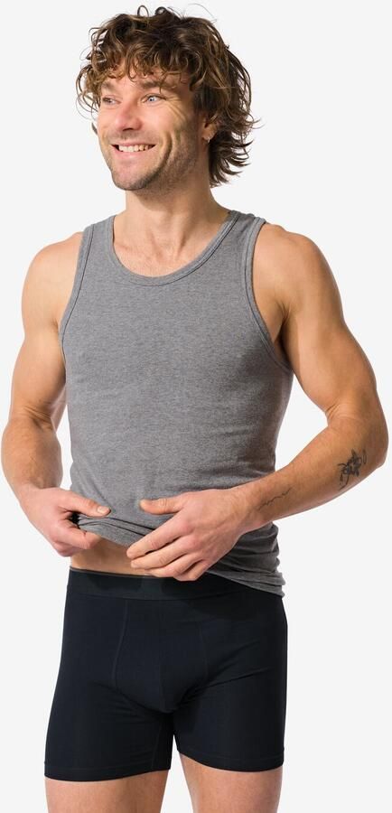 HEMA Herenboxers Perfect Comfort 2 Stuks Zwart (zwart) - Foto 2