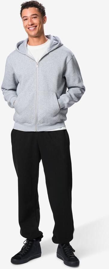 HEMA Herenbroek Carlson Regular Fit Sweatstof Zwart (zwart) - Foto 2