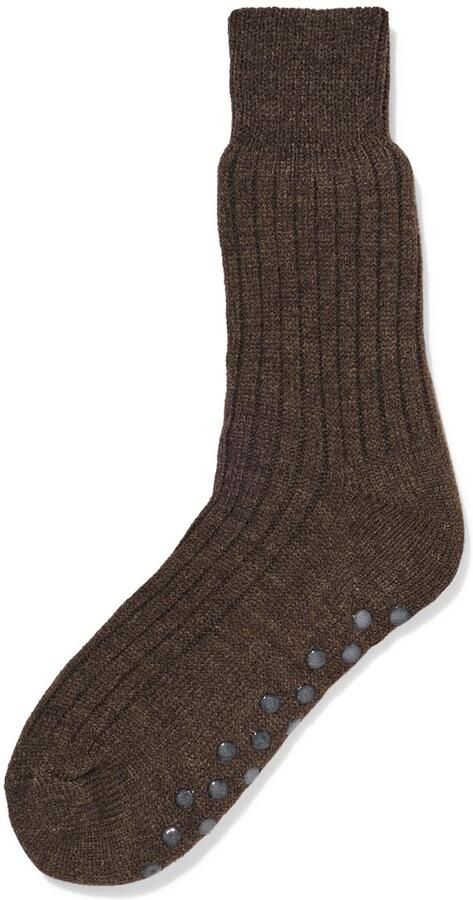 HEMA Herenhuissokken Fleece Donkerbruin (donkerbruin)