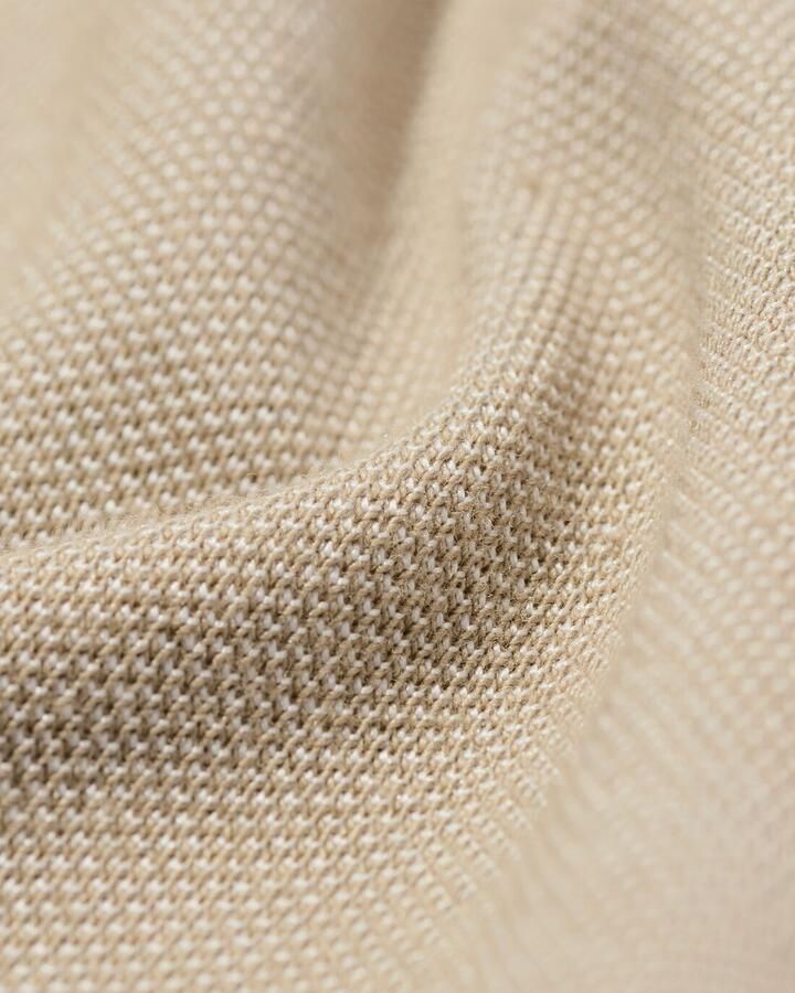 HEMA Herenoverhemd Billy Piqué Beige (beige)