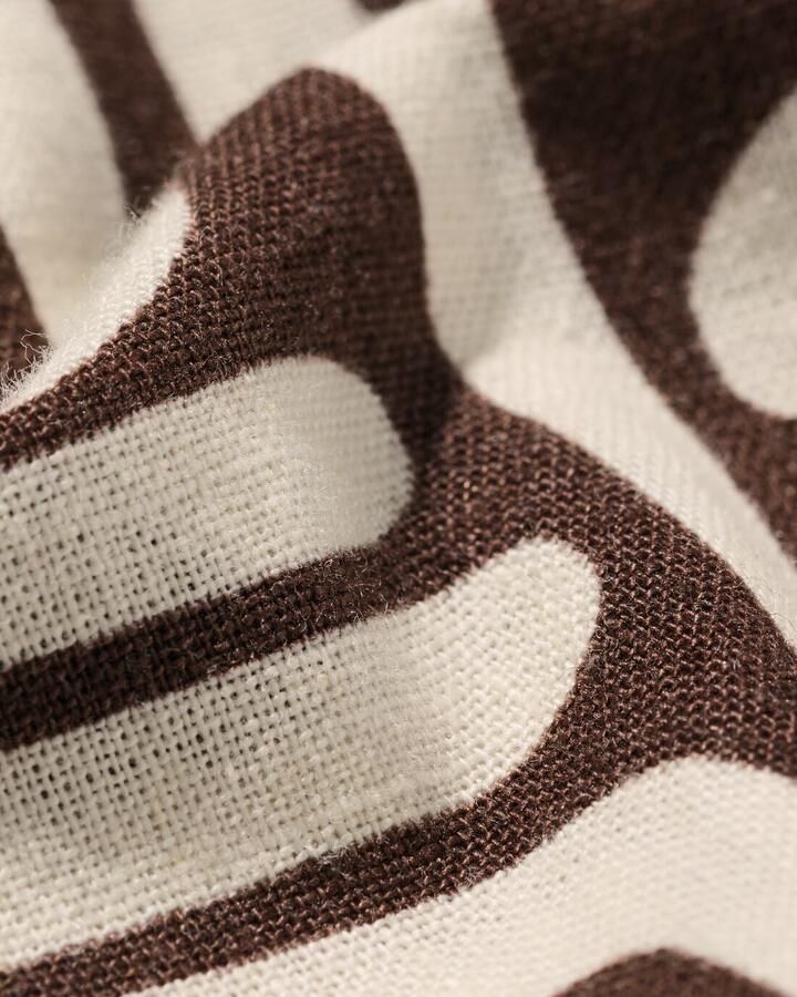 HEMA Herenoverhemd Lenny Print Donkerbruin (donkerbruin)