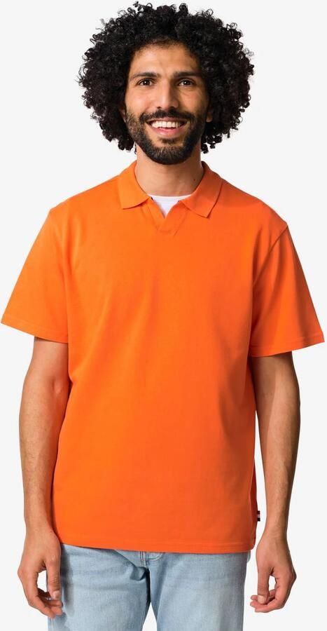 HEMA Herenpolo Jack Piqué WK Oranje (oranje) - Foto 2