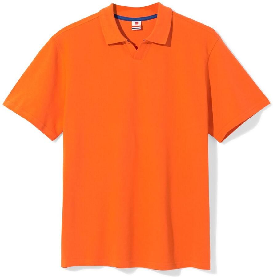 HEMA Herenpolo Jack Piqué WK Oranje (oranje)