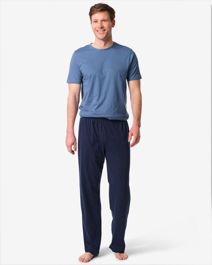 HEMA Herenpyjama Blauw (blauw)