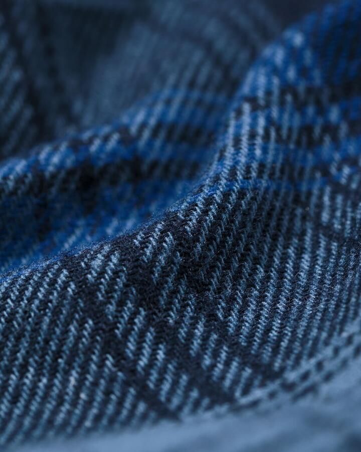 HEMA Herenpyjama Flanel Ruiten Blauw (blauw) - Foto 2