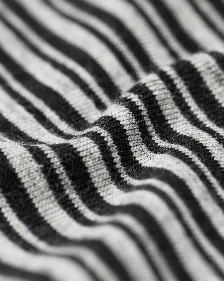 HEMA Herenpyjama Strepen Zwart (zwart)