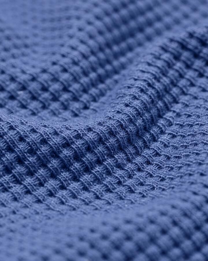 HEMA Herenpyjama Wafel Blauw (blauw)