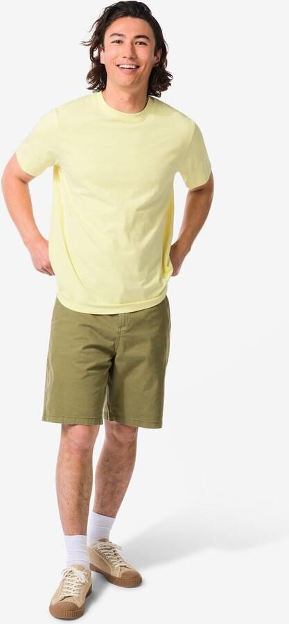 HEMA Herenshort Charly Regular Fit Chino Middengroen (middengroen)