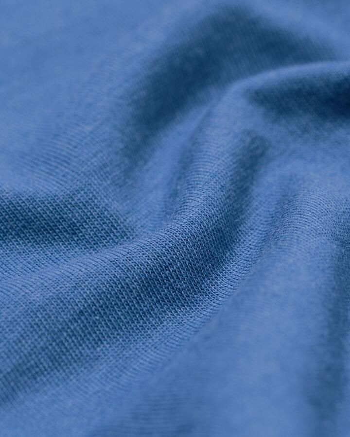 HEMA Herenshortama Jaap Jersey Middenblauw (middenblauw) - Foto 2