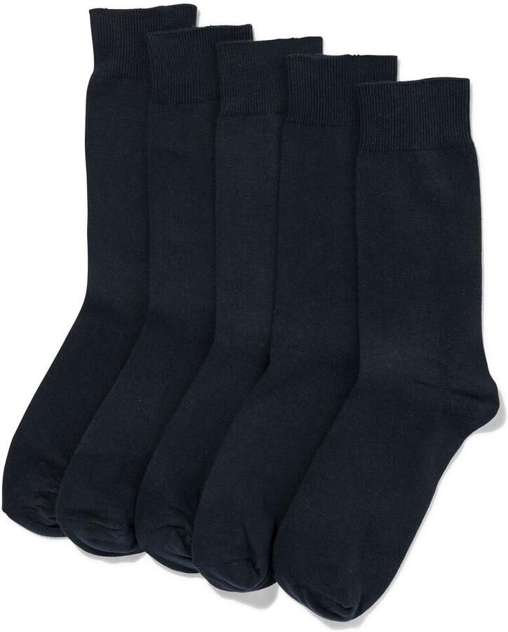 HEMA Herensokken 5 Paar Donkerblauw (donkerblauw) - Foto 2