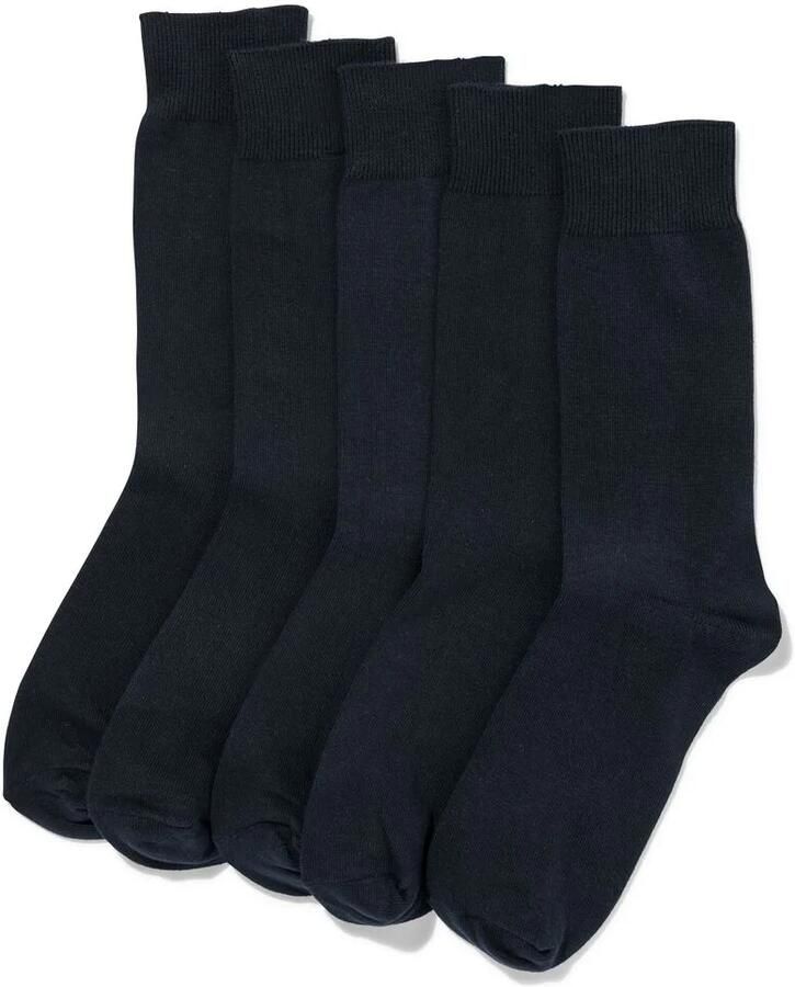 HEMA Herensokken 5 Paar Donkerblauw (donkerblauw)