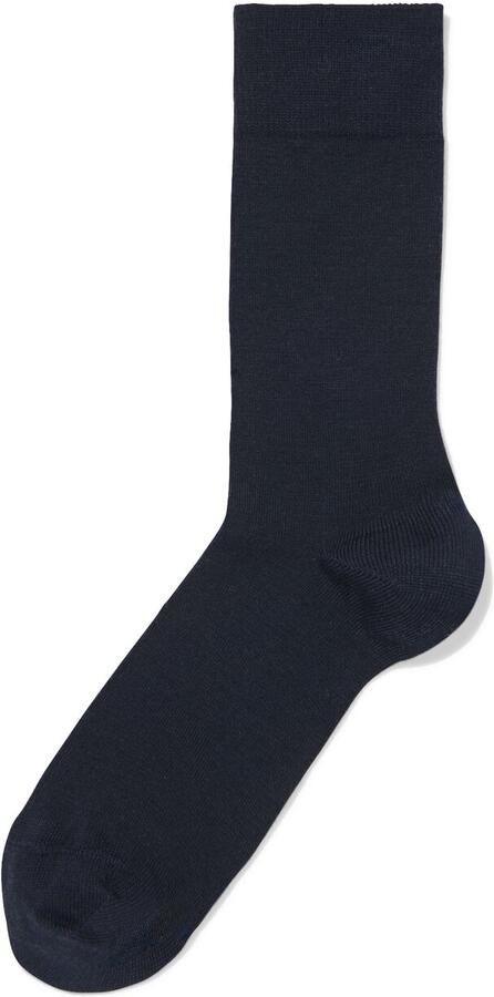 HEMA Herensokken Naadloos Wol Donkerblauw (donkerblauw)
