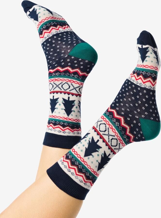 HEMA Herensokken Nordic Donkerblauw (donkerblauw)