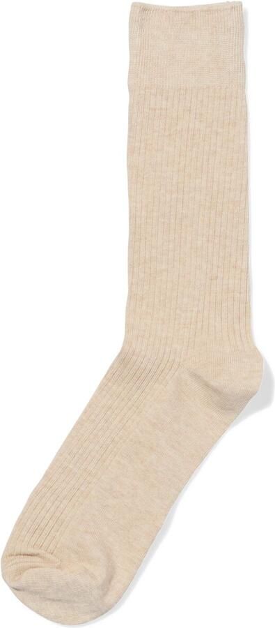 HEMA Herensokken Rib Beige (beige) - Foto 2