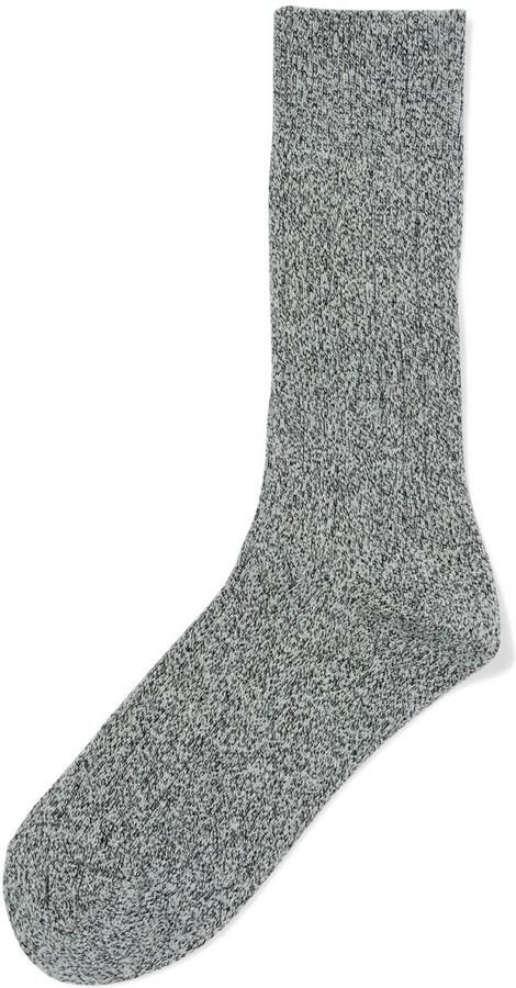 HEMA Herensokken Rib Grijs (grijs) - Foto 2