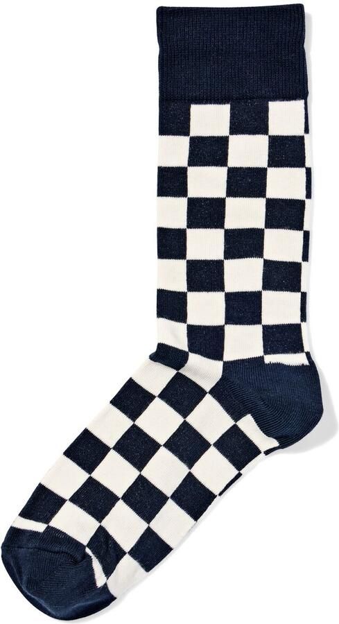 HEMA Herensokken Ruiten Donkerblauw (donkerblauw) - Foto 2