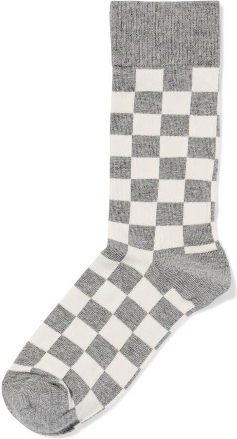 HEMA Herensokken Ruiten Middengrijs (middengrijs) - Foto 2