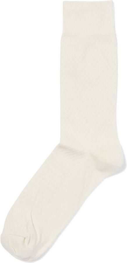 HEMA Herensokken Structuur Beige (beige) - Foto 2