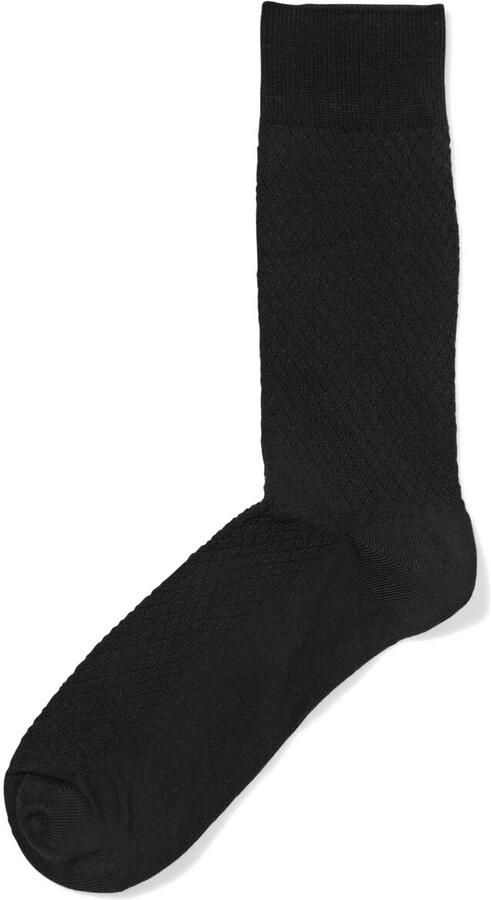 HEMA Herensokken Structuur Zwart (zwart) - Foto 2