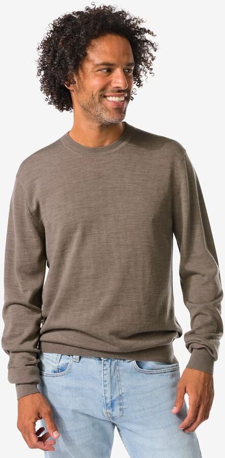 HEMA Herentrui Nyck Merinowol Taupe (taupe) - Foto 2
