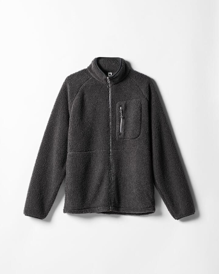 HEMA Herenvest Fleece Donkergrijs