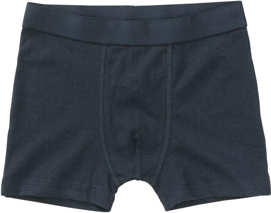 HEMA Kinder Boxers Basic Stretch Katoen 3 Stuks Blauw (blauw) - Foto 3