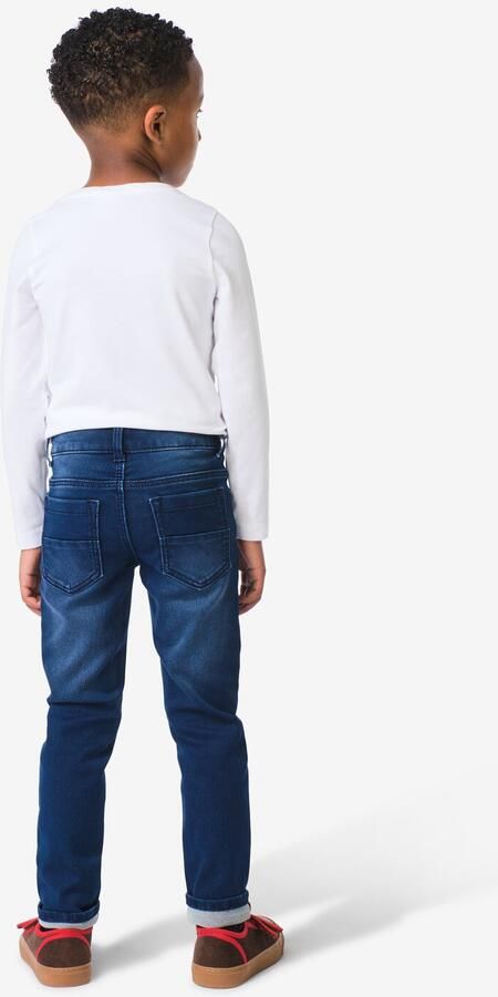 HEMA Kinder Broek Jogdenim Skinny Fit Donkerblauw