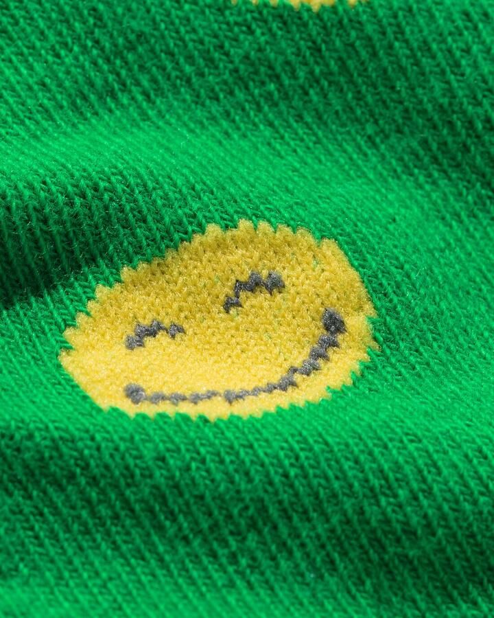 HEMA Kinder Enkelsokken Gezichtjes 5 Paar Zwart (zwart)