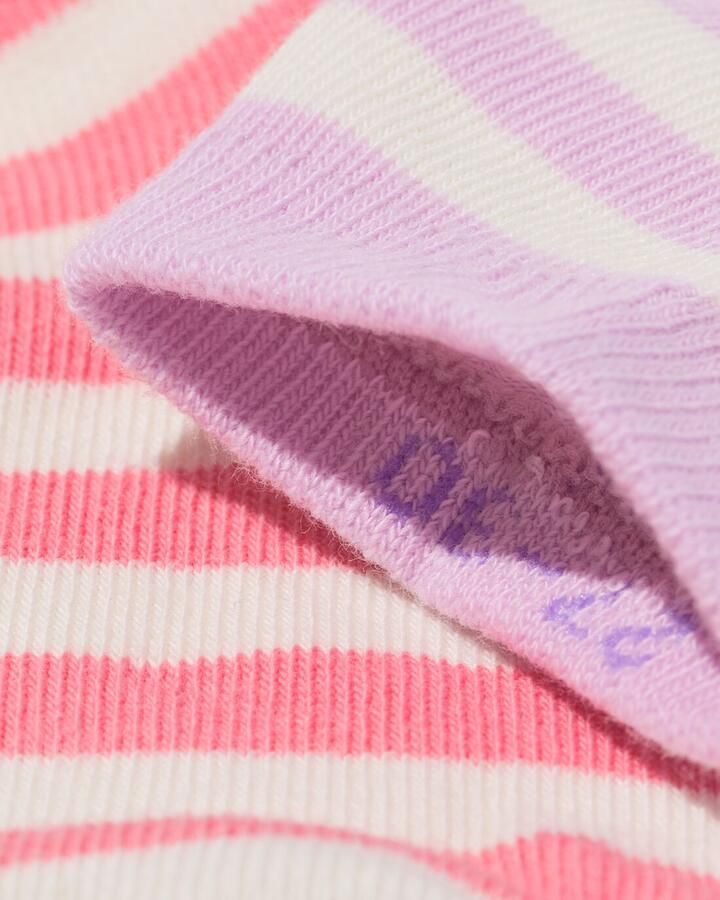 HEMA Kinder Enkelsokken Strepen 5 Paar Roze (roze) - Foto 2