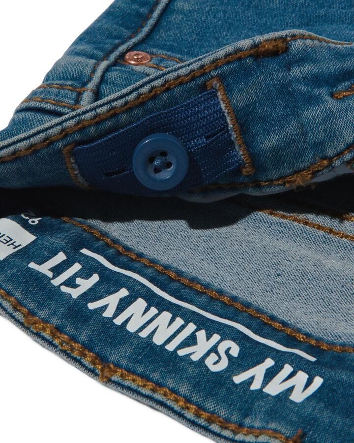 HEMA Kinder Jeans Skinny Fit Middenblauw (middenblauw)
