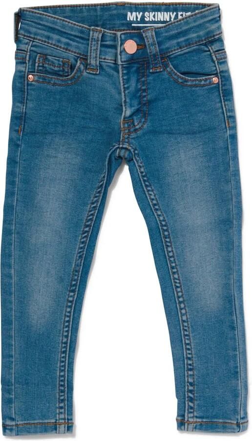 HEMA Kinder Jeans Skinny Fit Middenblauw (middenblauw) - Foto 3