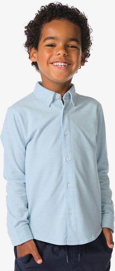 HEMA Kinder Overhemd Lichtblauw (lichtblauw) - Foto 2