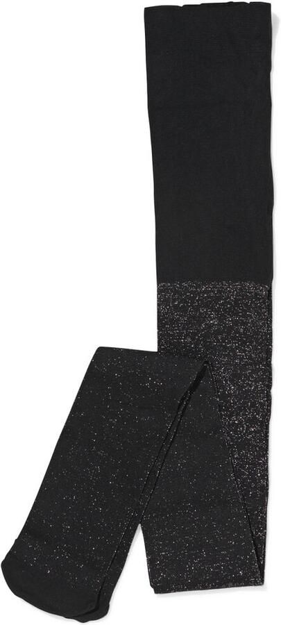 HEMA Kinder Panty 90deniers Glitters Zwart (zwart)