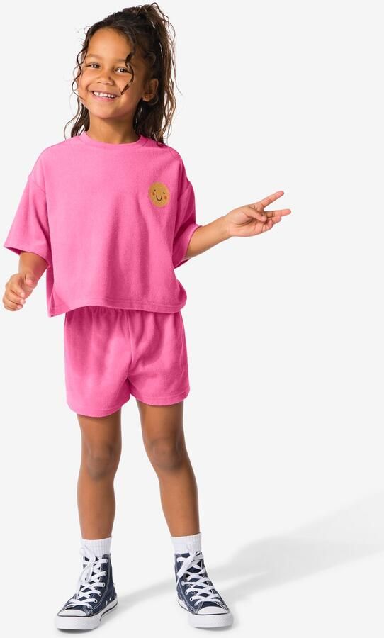 HEMA Kinder Shortama Badstof Paars (paars) - Foto 2