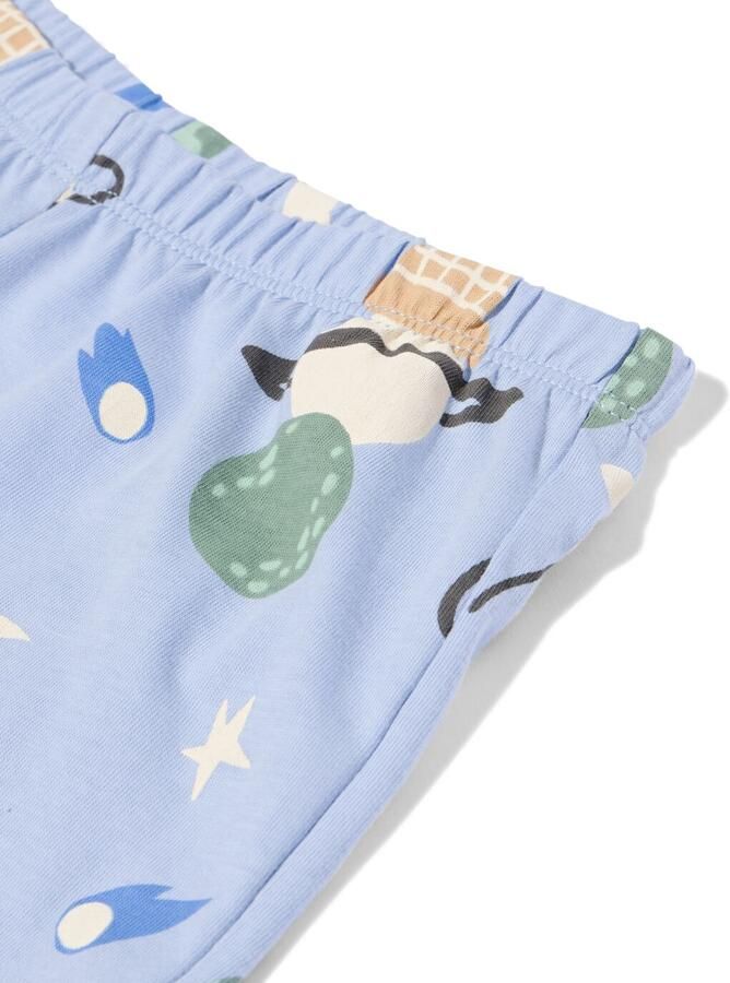 HEMA Kinder Shortama Ijsjes Lichtblauw (lichtblauw)