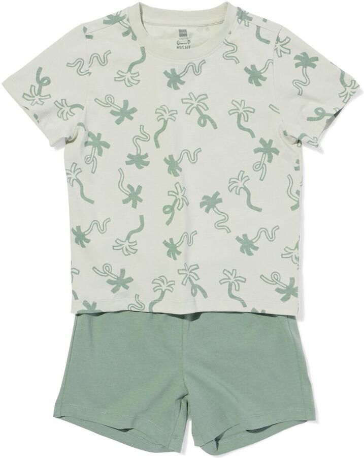 HEMA Kinder Shortama Palmbomen Groen (groen) - Foto 2