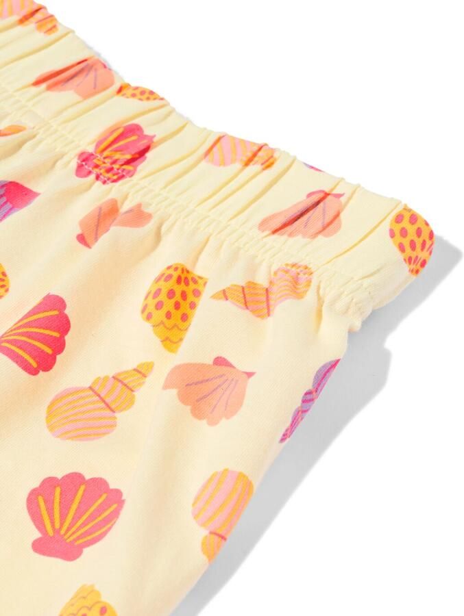 HEMA Kinder Shortama Print Geel (geel) - Foto 2