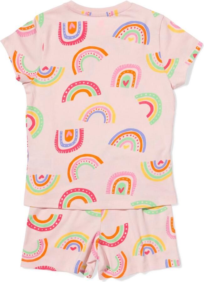 HEMA Kinder Shortama Regenboog Roze (roze) - Foto 2