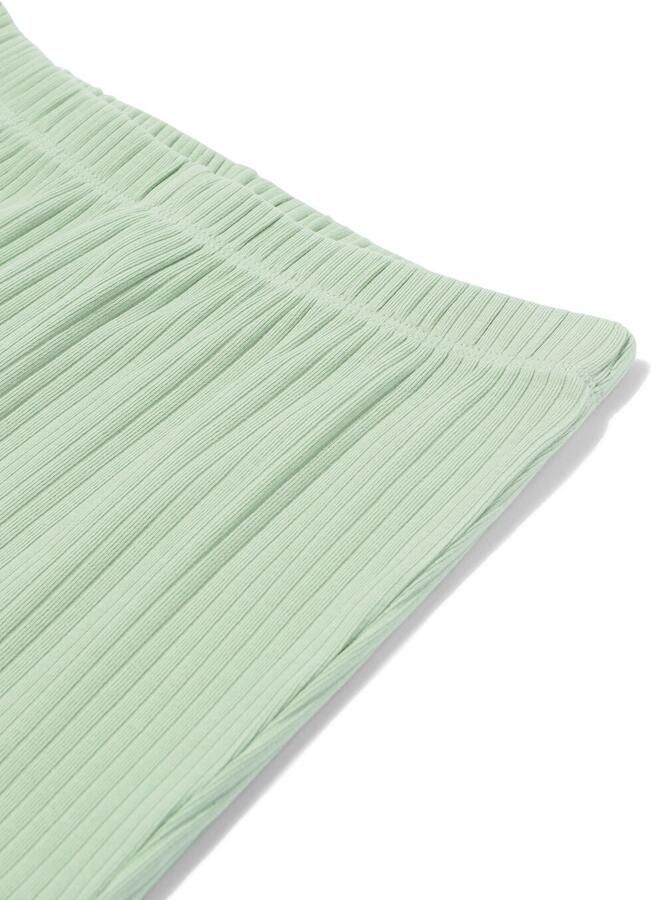 HEMA Kinder Shortama Rib Groen (groen) - Foto 2