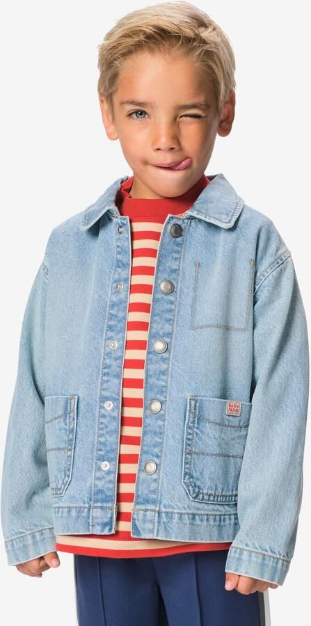 HEMA Kinder Spijkerjas Blauw (blauw)