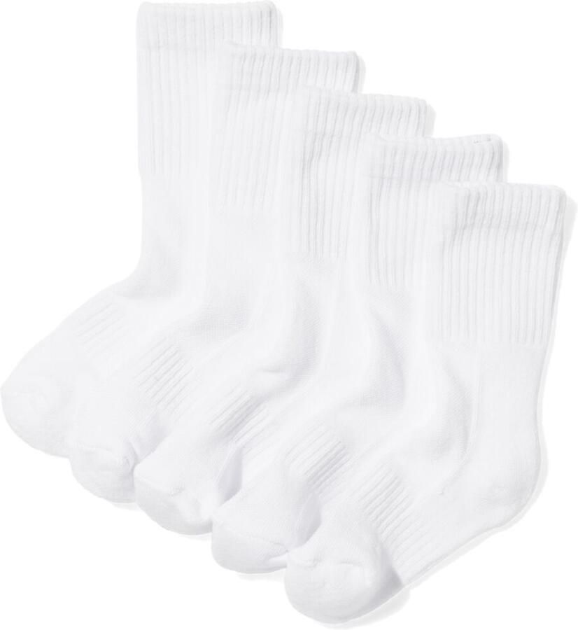 HEMA Kinder Sportsokken Rib 5 Paar Wit (wit) - Foto 2