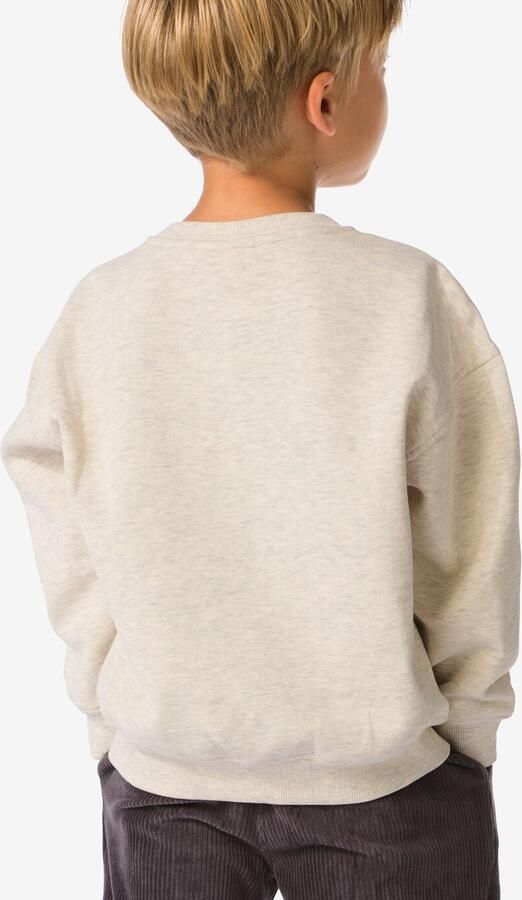 HEMA Kinder Sweater Grafisch Zand (zand)