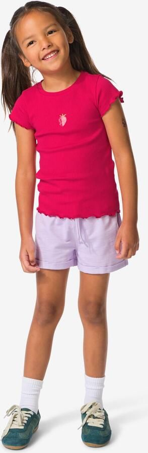 HEMA Kinder Sweatshort Comfy Fit Lila (lila)