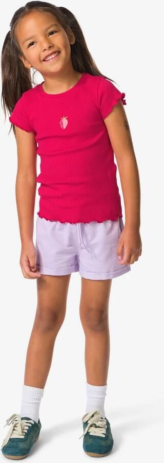 HEMA Kinder Sweatshort Comfy Fit Lila (lila)