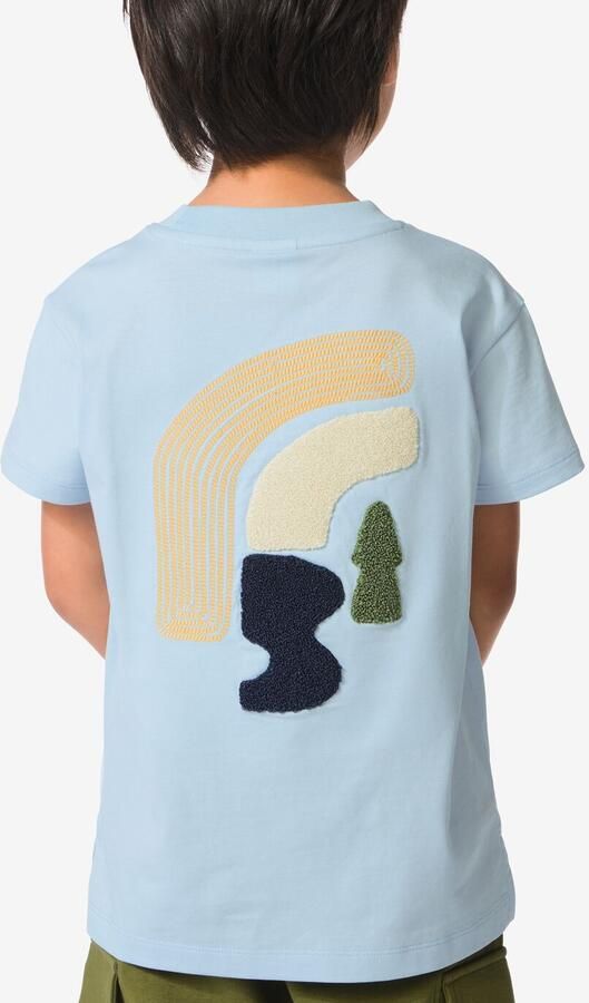 HEMA Kinder T-shirt Abstract Blauw (blauw)