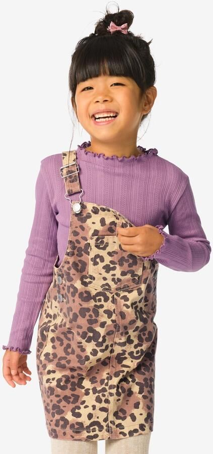 HEMA Kinder T-shirt Fijngebreid Paars (paars) - Foto 2
