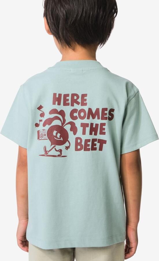 HEMA Kinder T-shirt Grafisch Lichtblauw (lichtblauw)