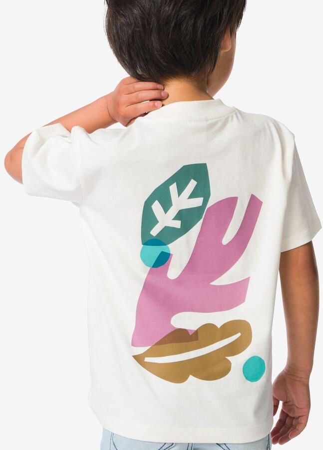 HEMA Kinder T-shirt Grafisch Wit (wit)